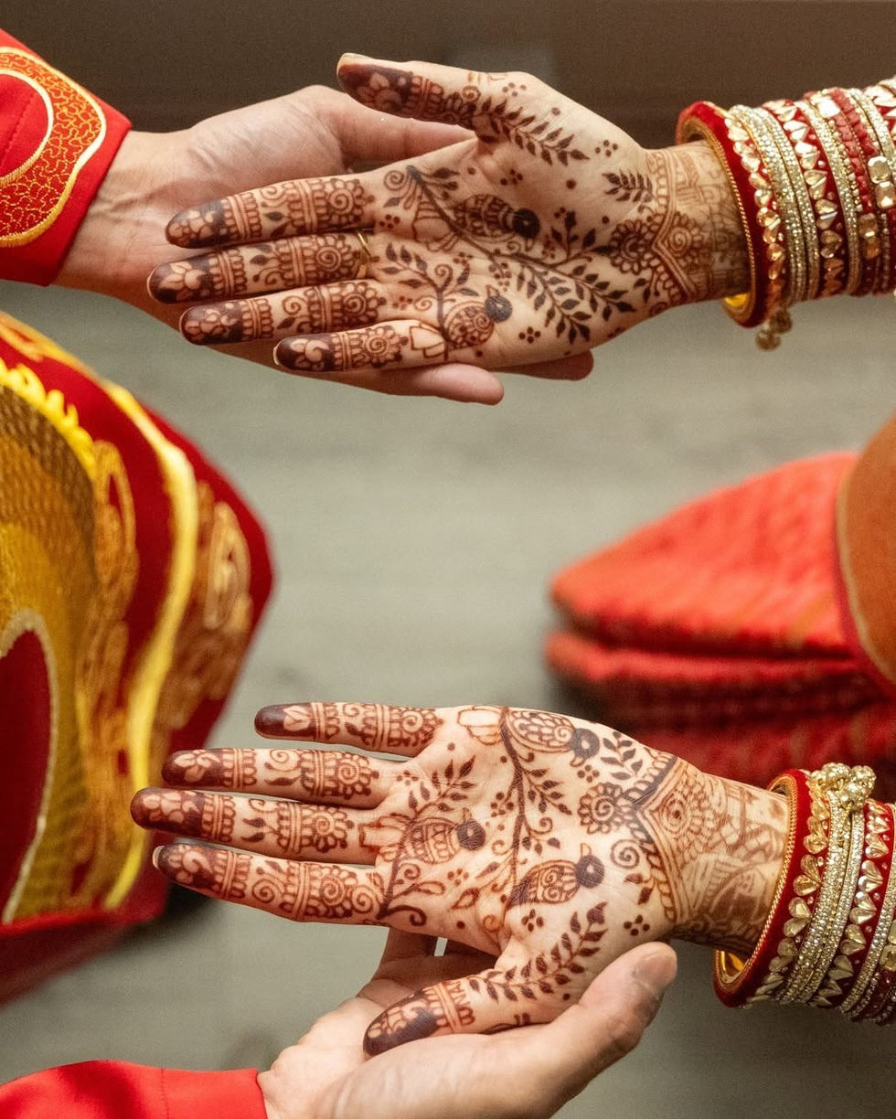 Bridal Mehdi palms, Marriott hotel, Budapest, Henna by Angelika