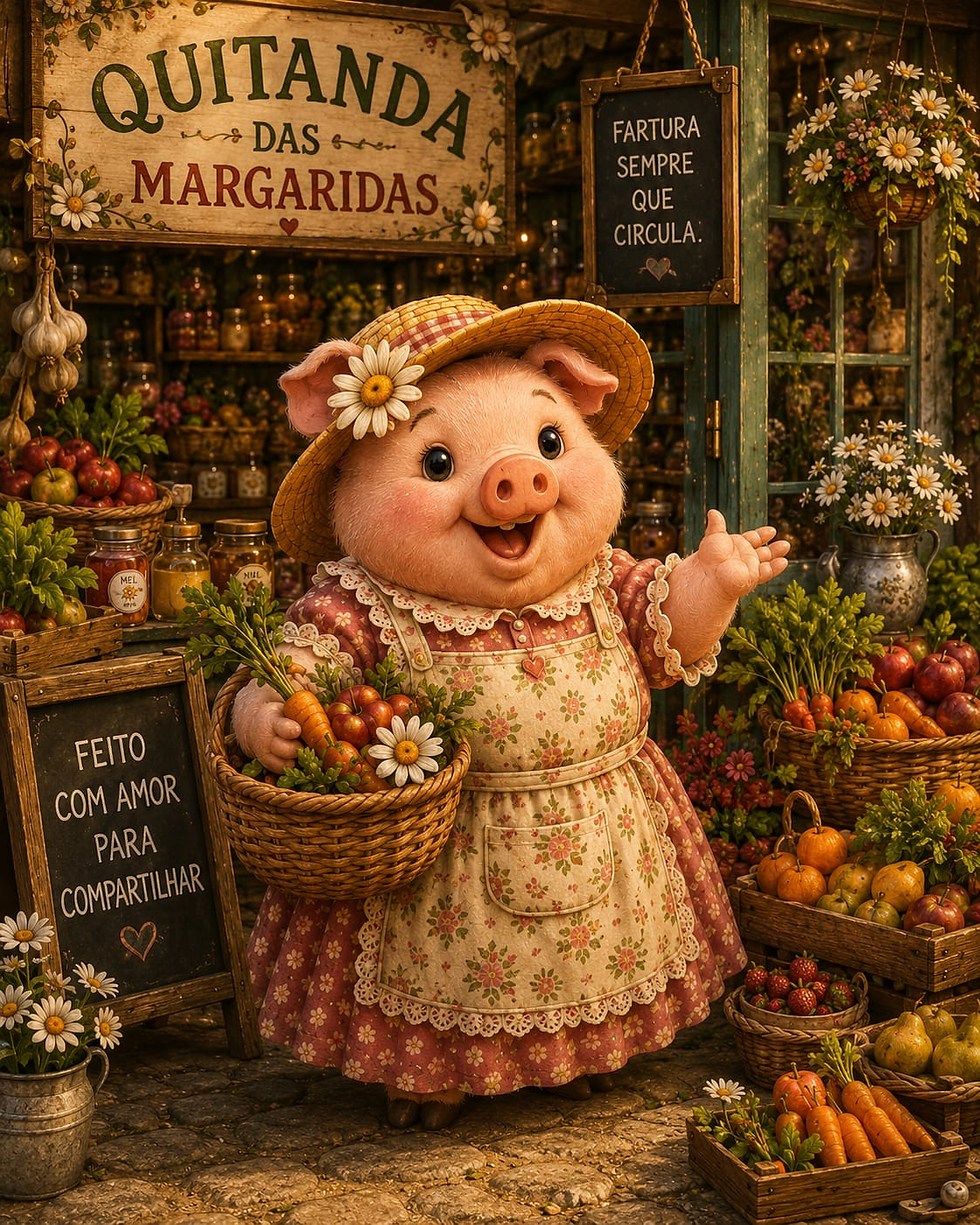 Dona Quitanda Margarida - A Guardiã das Colheitas do Solar