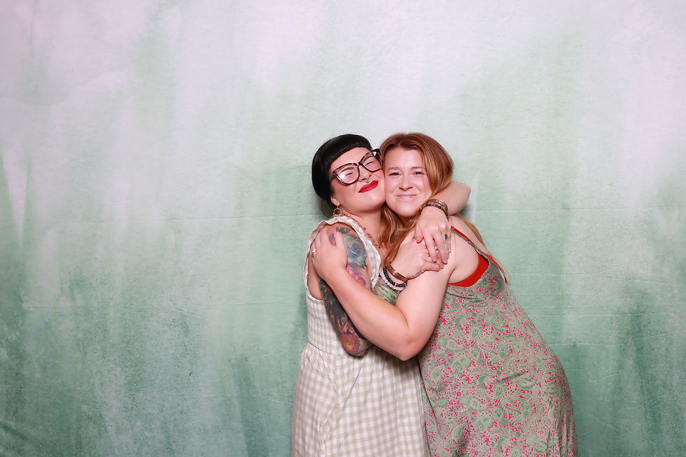 Custom photo booth backdrop options for weddings and events in Raleigh, NC