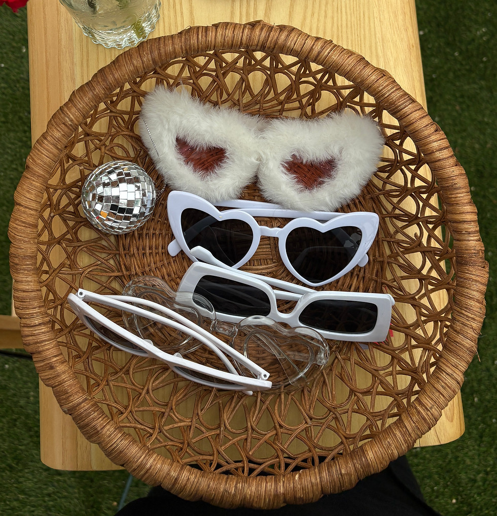 Fun photo booth props for weddings, parties and events in Raleigh, NC