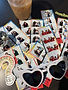 Custom photo strips from a photo booth event at HUB Raleigh Apartments in Raleigh, NC