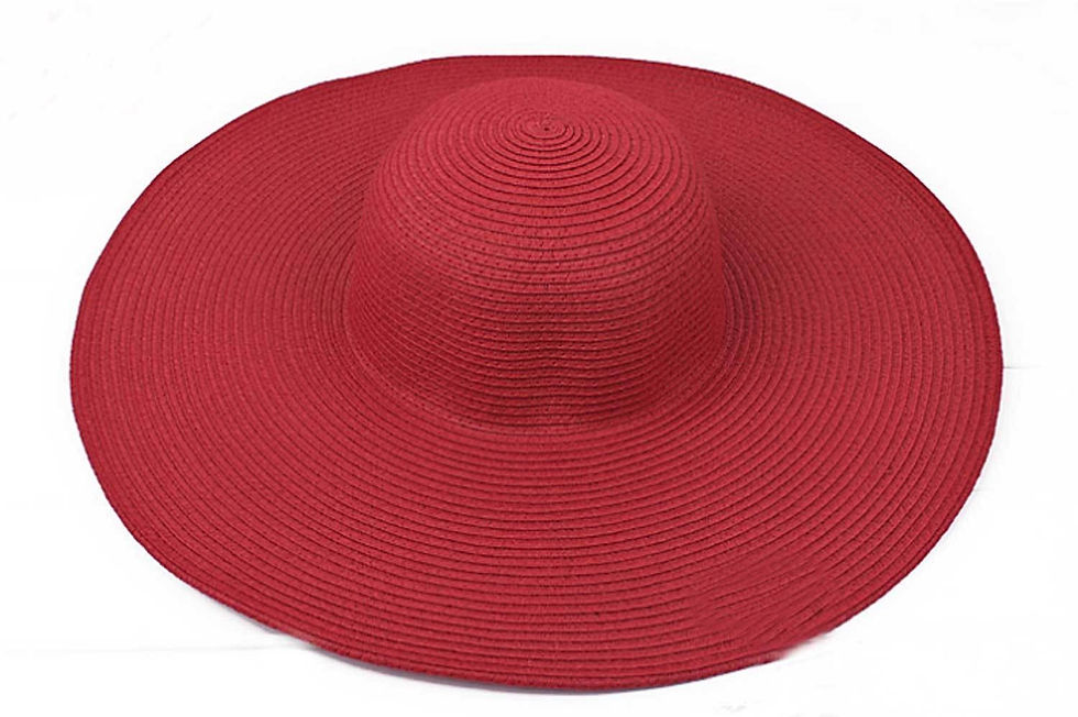 Miniatura: Women Ladies Wide Large Brim Cap Floppy Fold Summer Beach Sun Straw Beach Hat