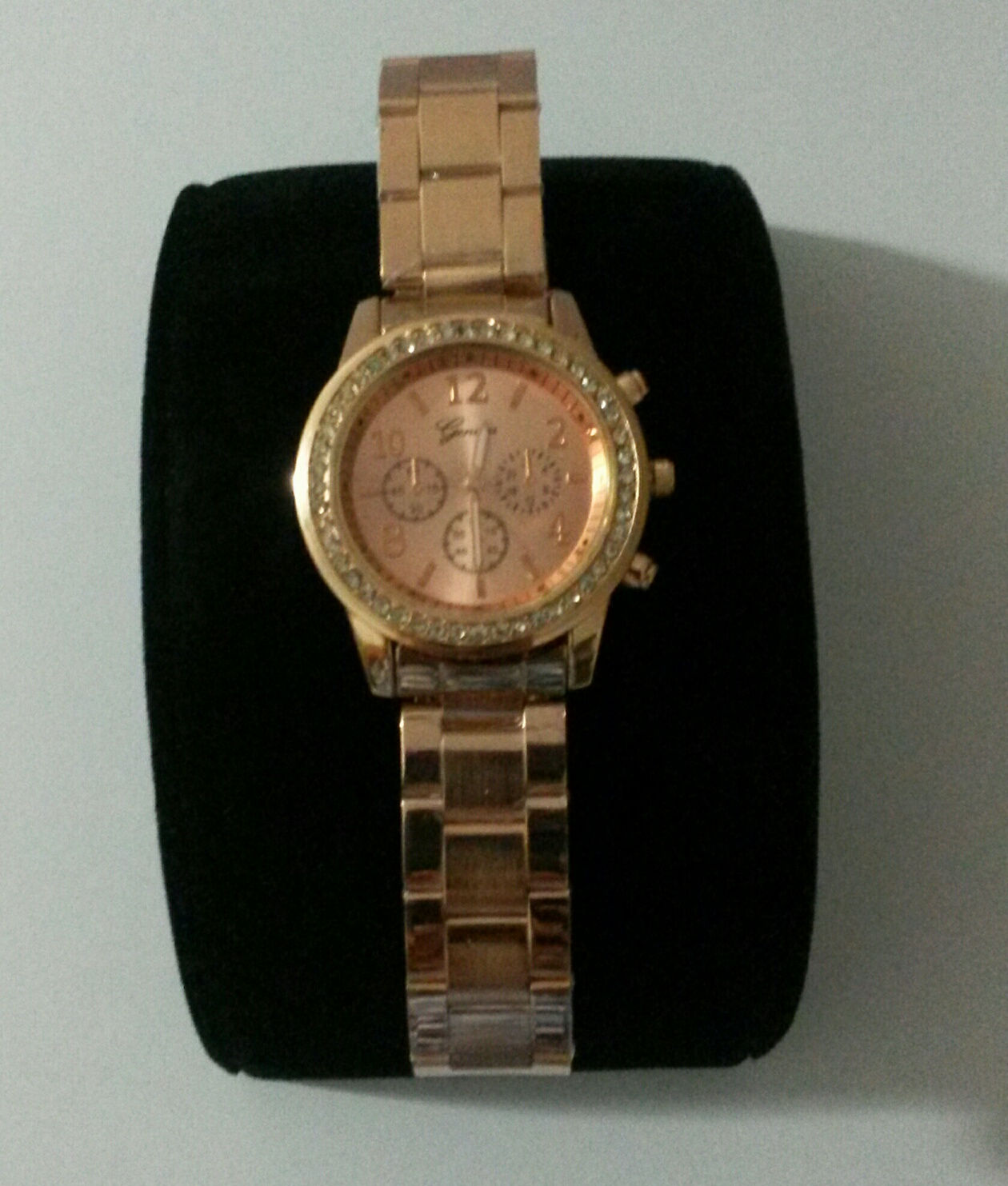 Geneva Rose Gold Plated Classic Watch