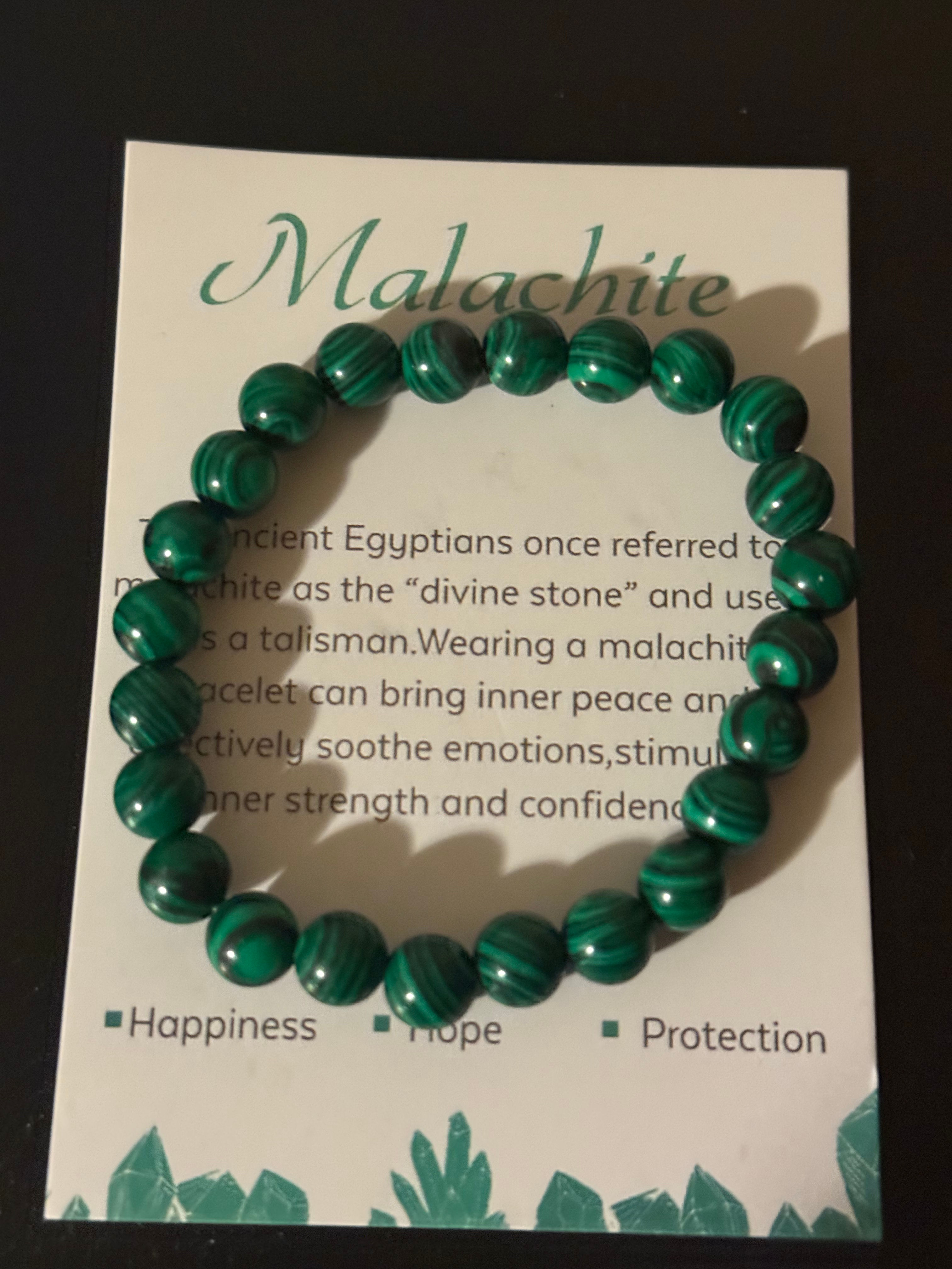 Malachite bracelet 