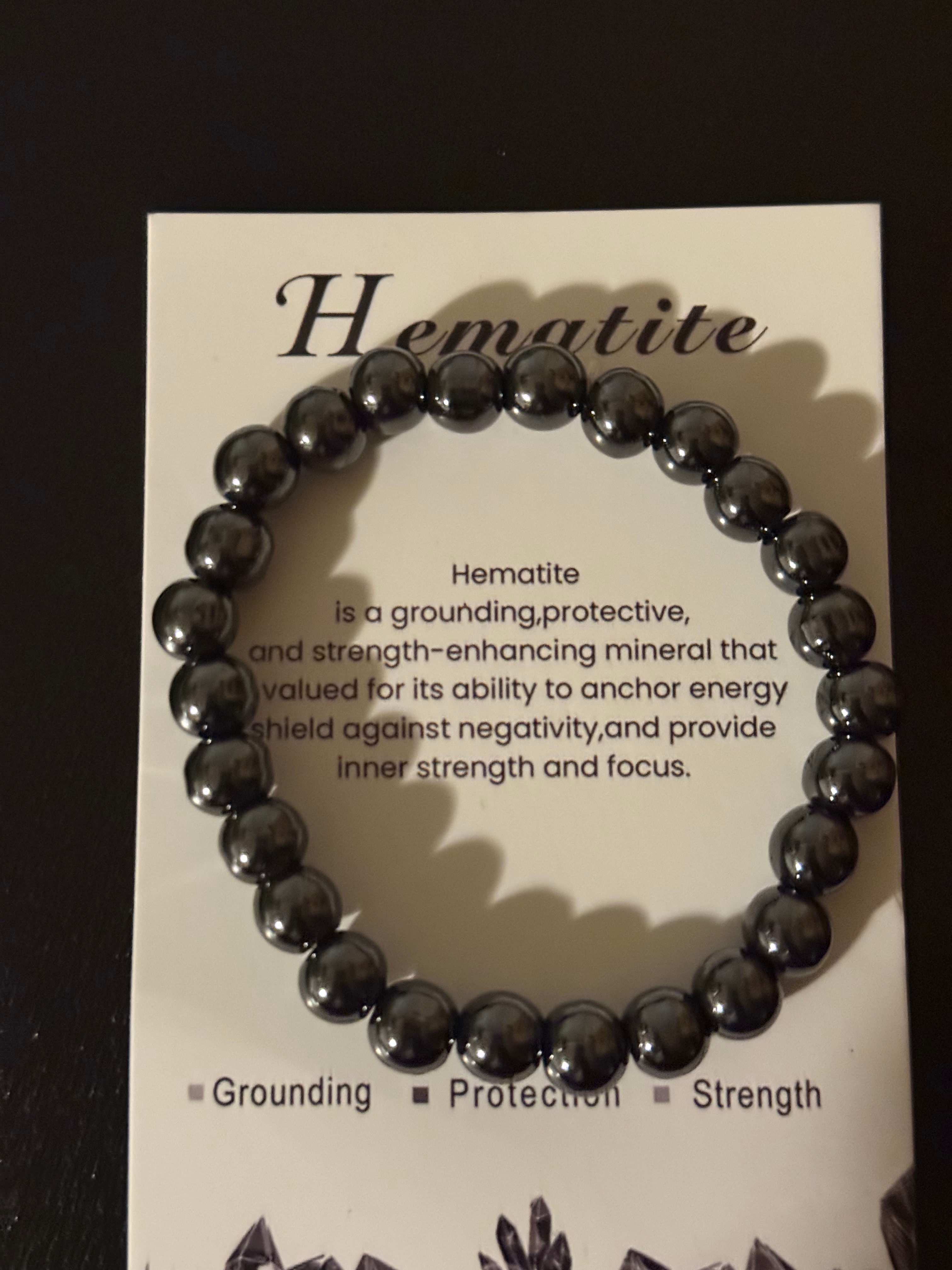 Hematite bracelet 