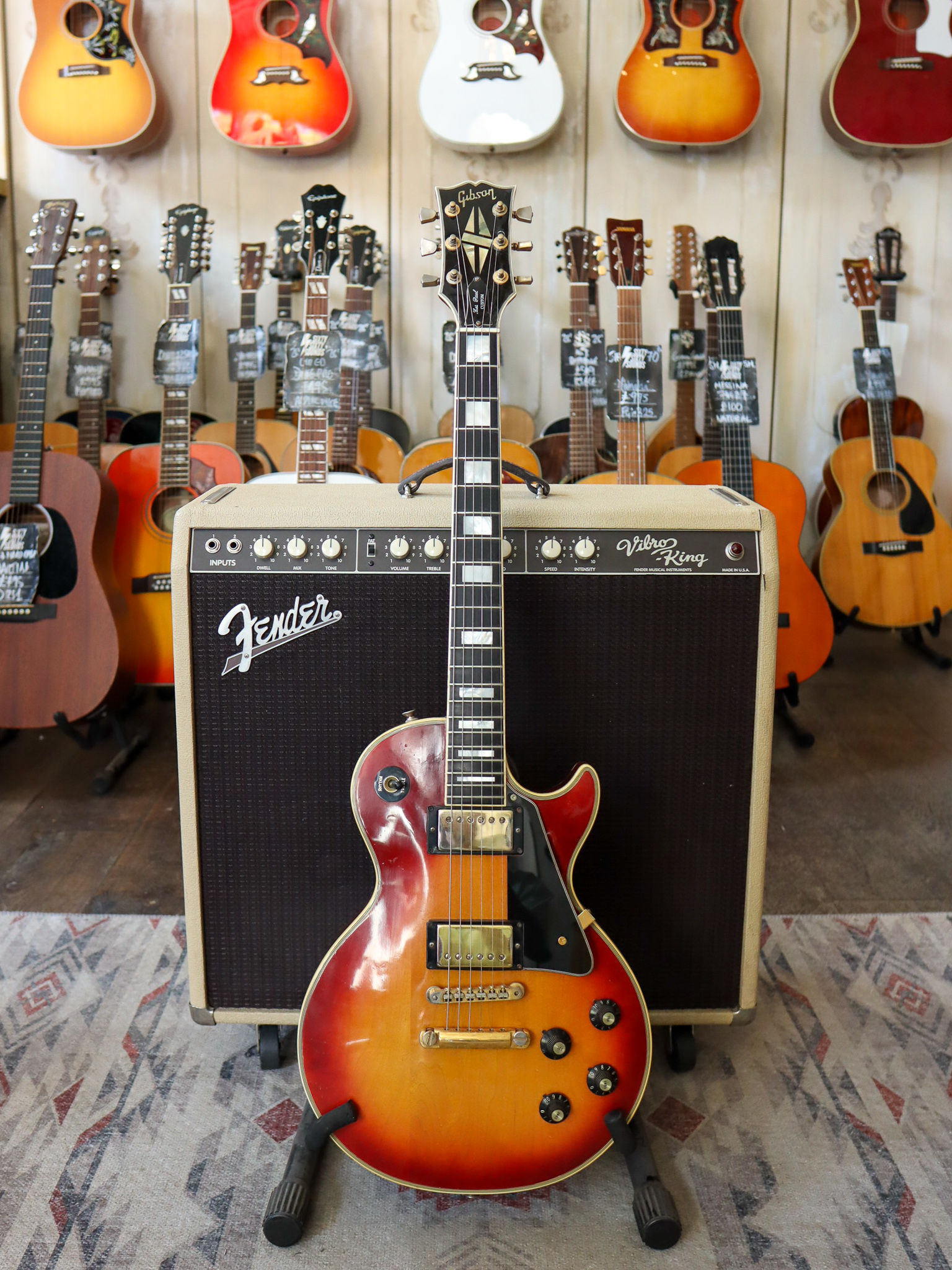 Gibson Les Paul Custom Vintage 1973 - Cherry Sunburst