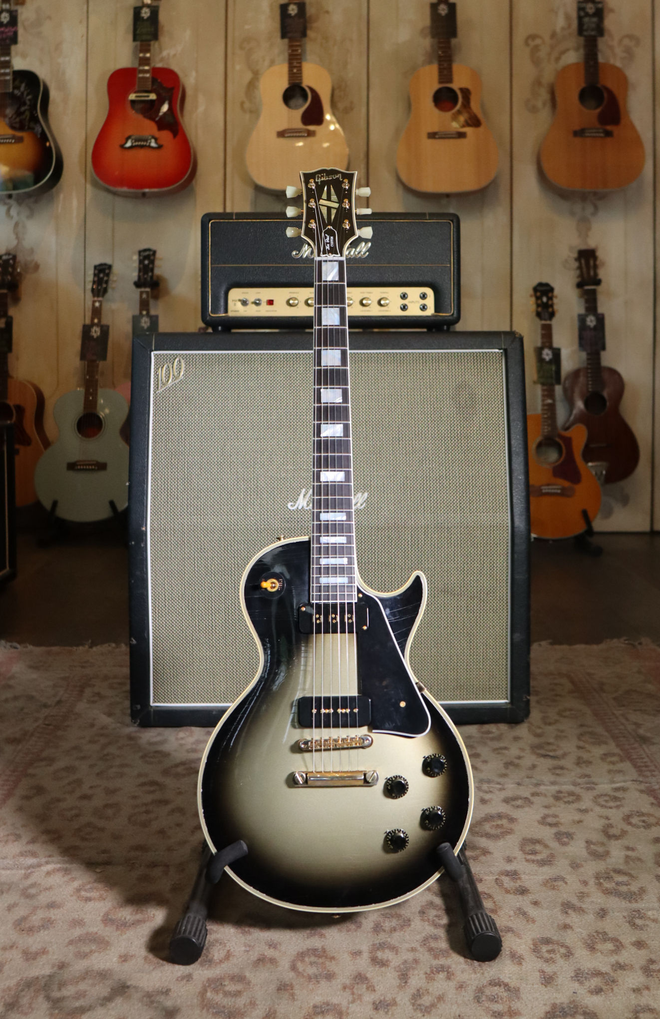 Gibson '54 Les Paul Made To Measure Silverburst Lightly Aged