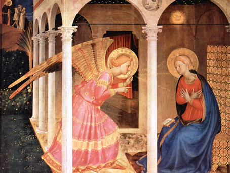 The Annunciation and Saint Gabriel