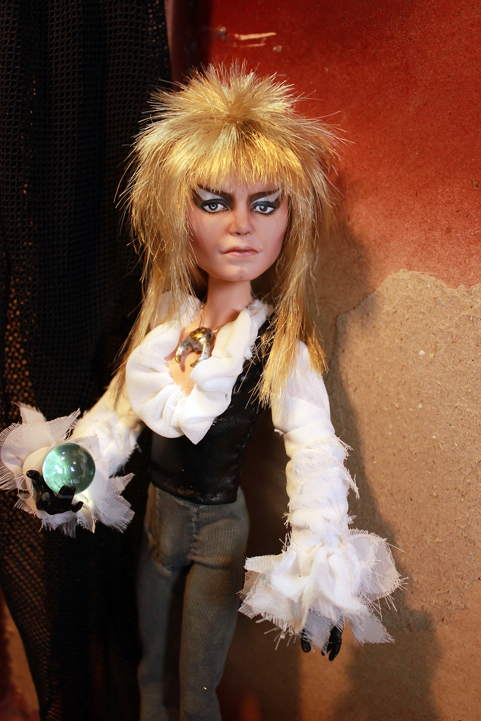 Thumbnail: Jareth Tribute Art Doll Repaint