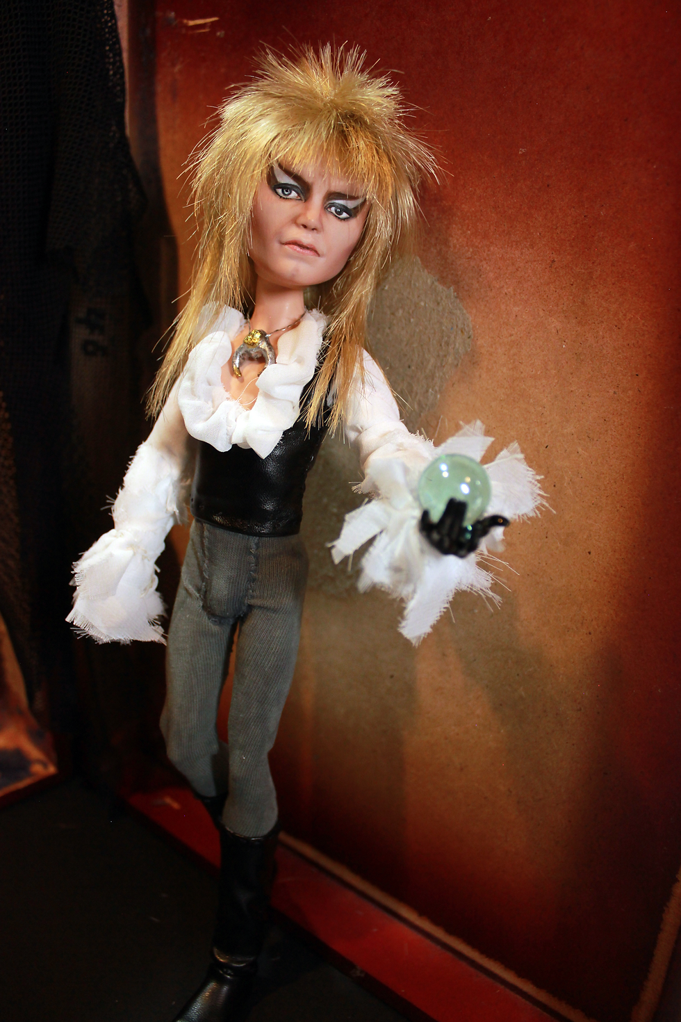 Thumbnail: Jareth Tribute Art Doll Repaint