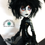 Thumbnail: "Susan HandScissors" Goth Tribute Art Doll