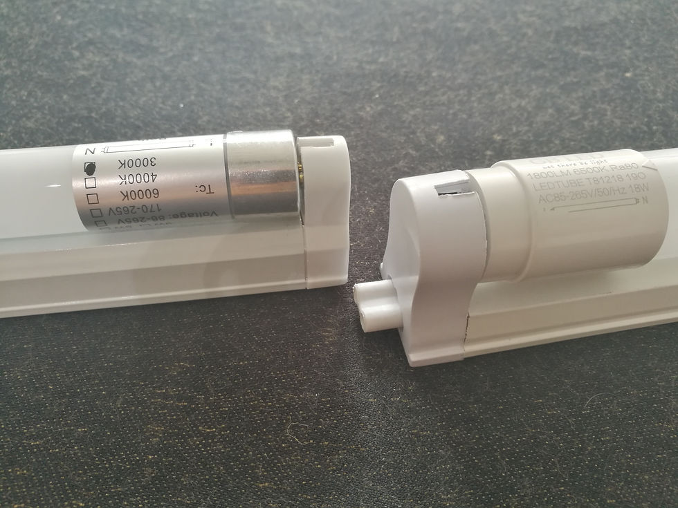Thumbnail: T8 Tube Light PC & Metal Holders