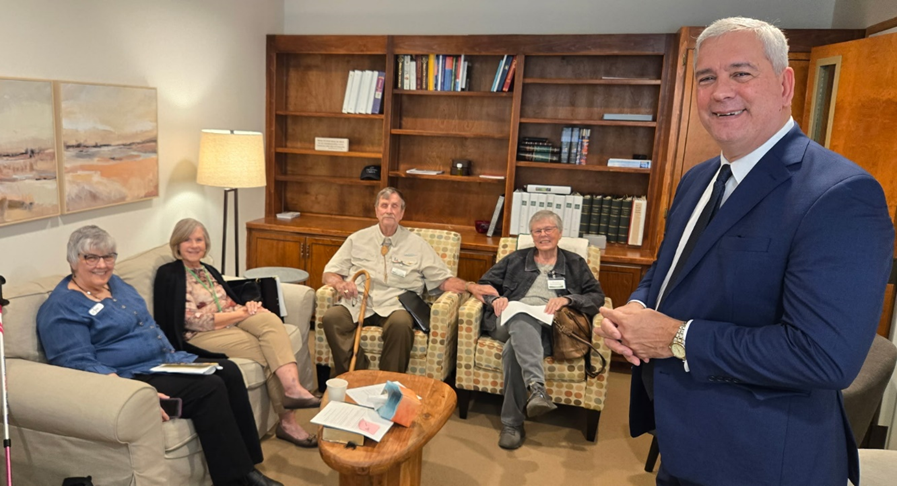 New Members with Pastor Kent Landry and Elder Jane McAfee