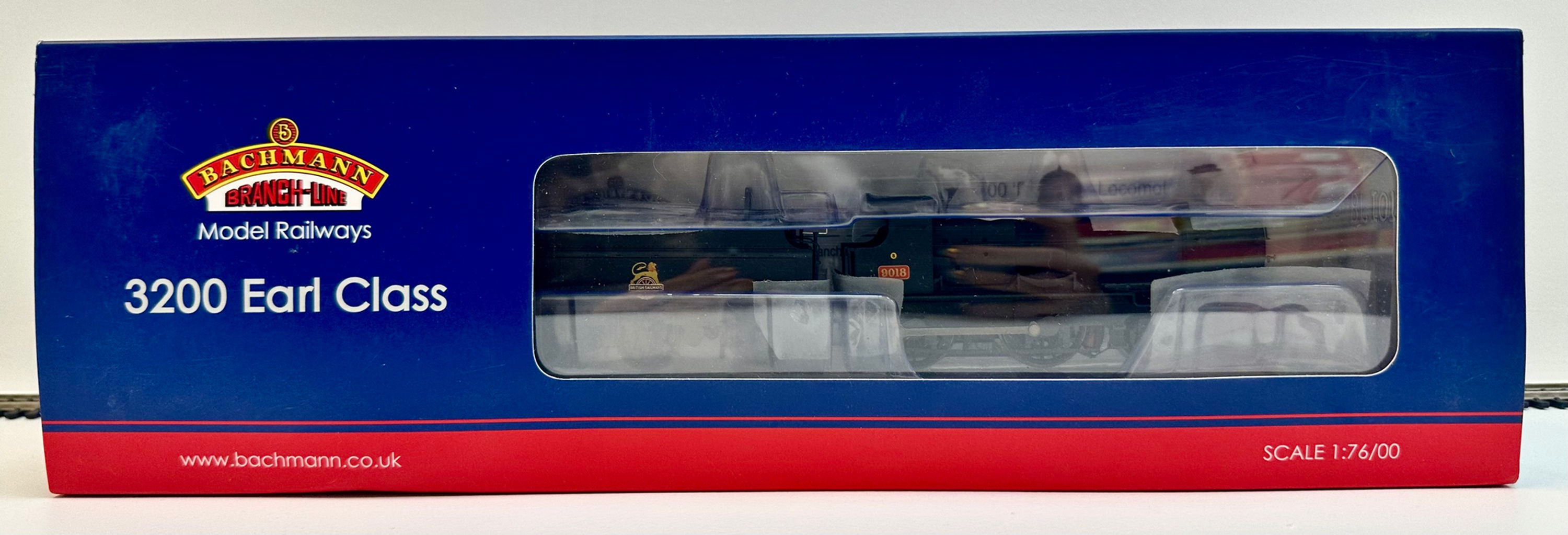 Bachmann Branchline 31-086A Class 3200 'Earl' 4-4-0 9018 in BR black