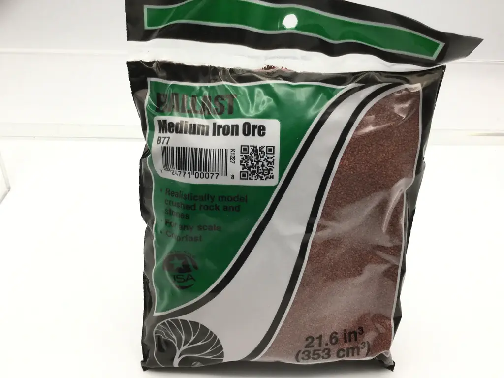 Woodland Scenics #B77 Medium Iron Ore Ballast Bag