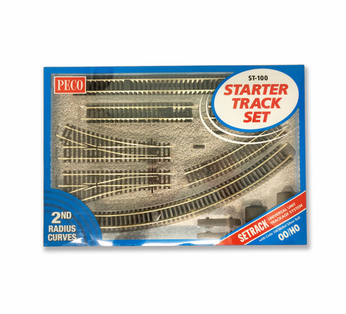 PECO ST-100 Starter Track Set - 2nd Radius - OO/HO Gauge | TrainMania