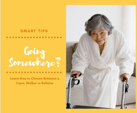 Cane, Walker or Rollator?