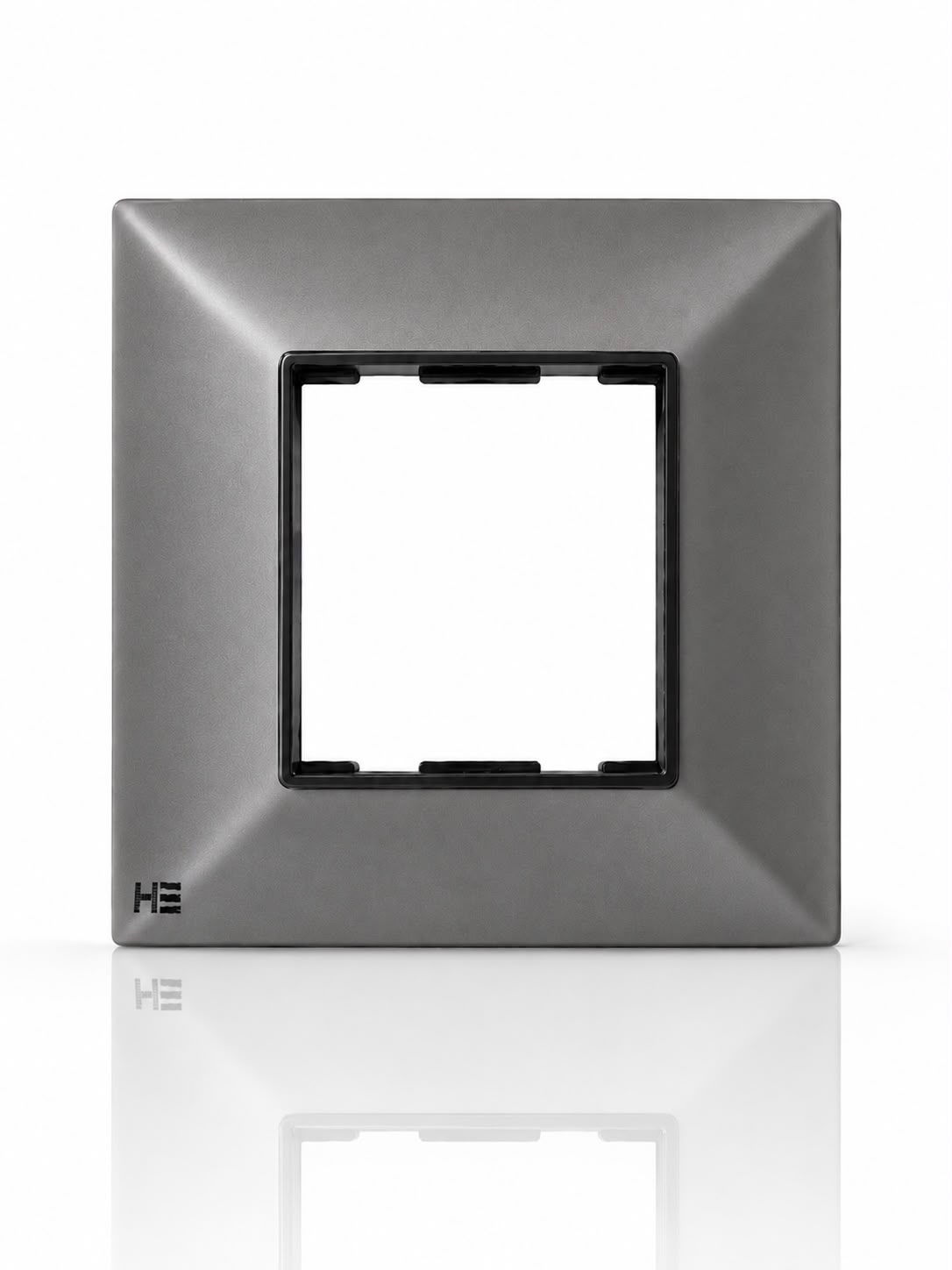 HE 2 M PLATE 3D BLACK LINE W/O INDICATOR GREY COLOR