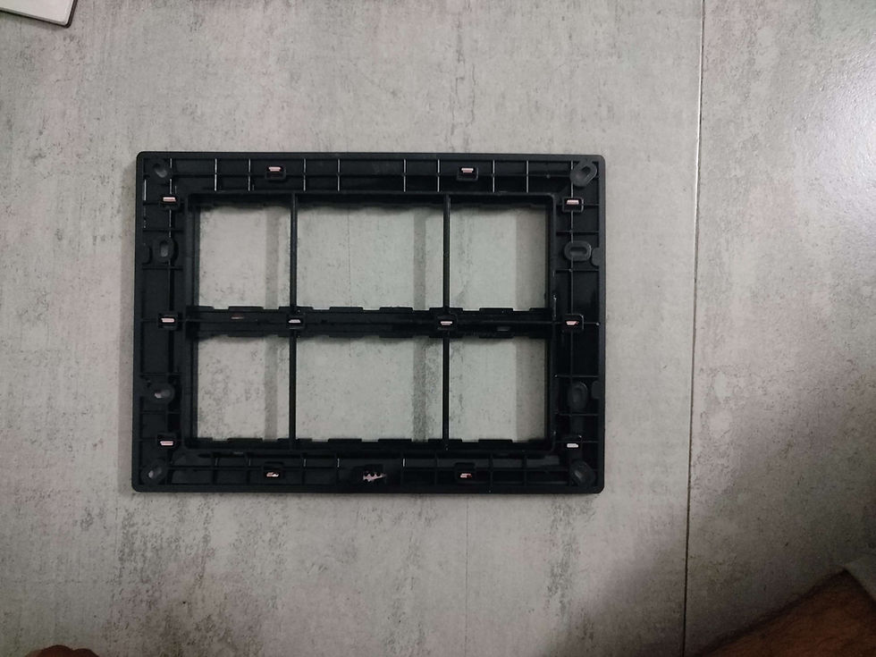 Thumbnail: HE 21 M PLATE 3D SILVER LINE W/O INDICATOR GREY COLOR