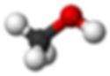 methanol molecule from the REVA Educational Raman alcohol mixtures lab