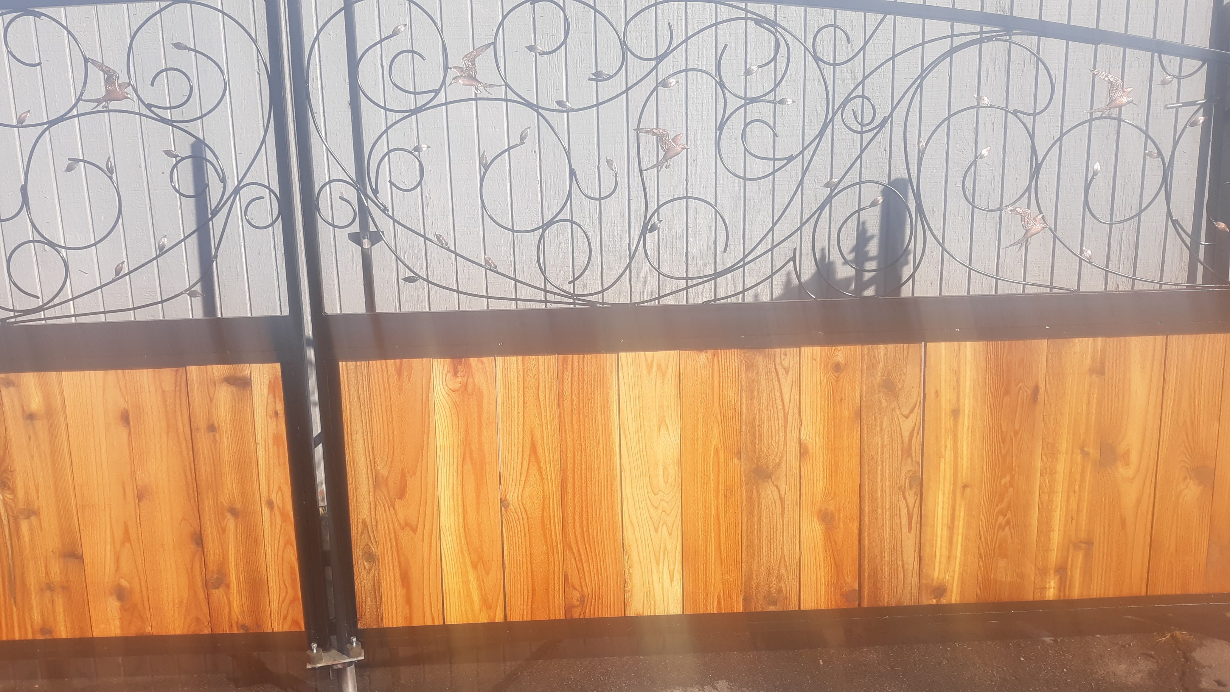 vineyard 16 foot double gate