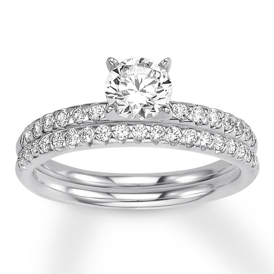 SIDE STONE BRIDAL SET