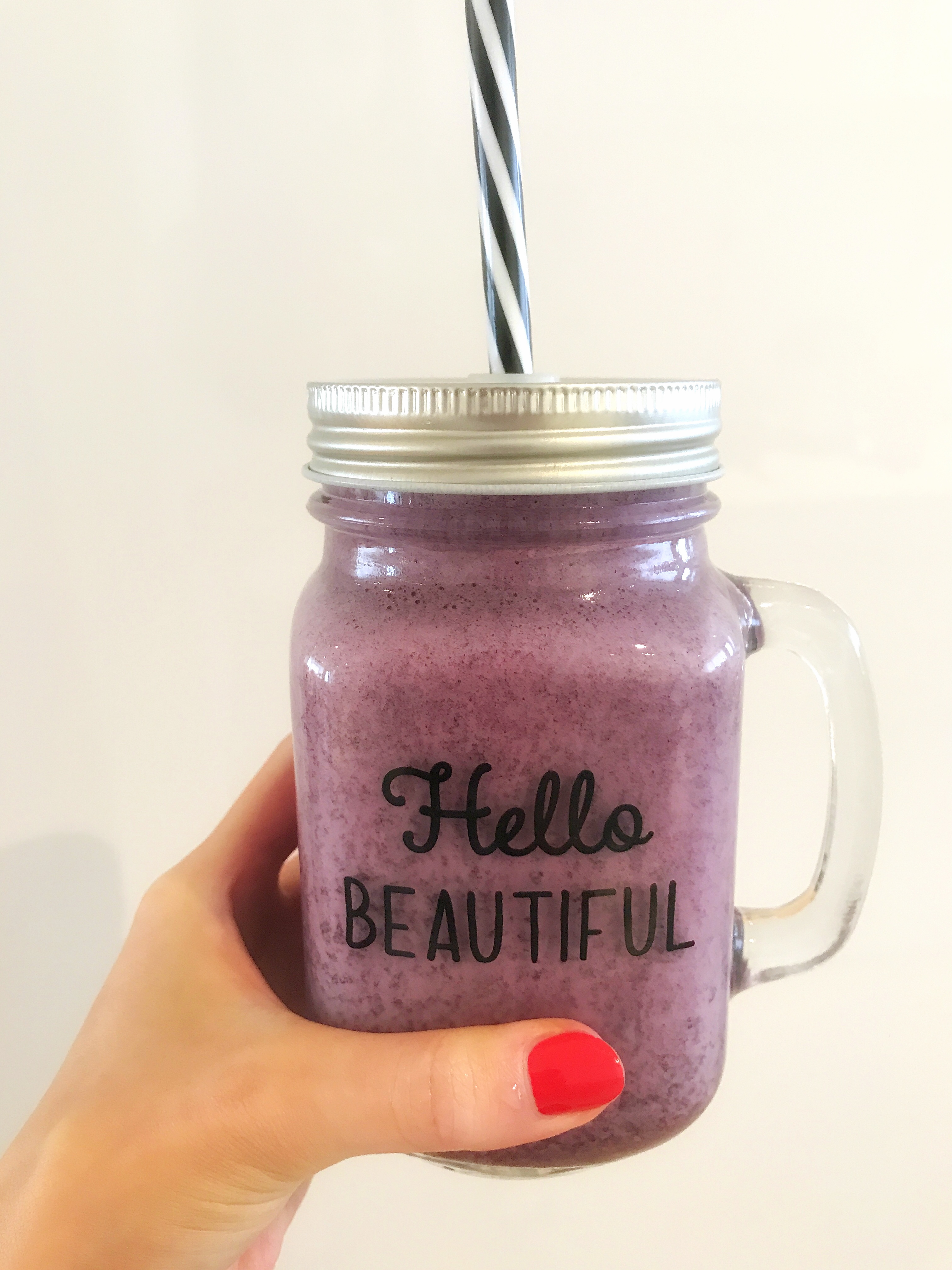 blueberry protein shake