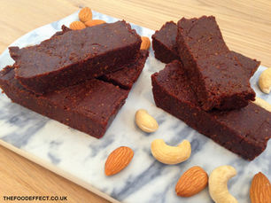 No Bake Fibre-Filled Brownie Bars