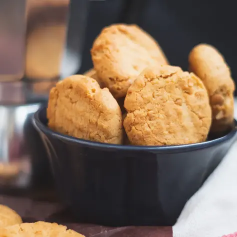 Easiest Ever Flourless Cashew Butter Cookies (Gluten-Free, Refined Sugar-Free)