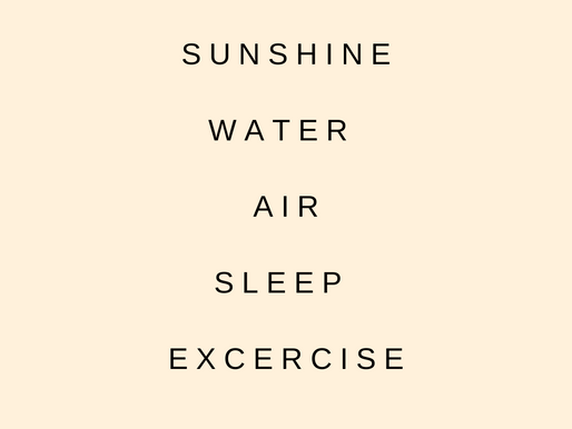 5 Free Doctors: The Beauty of Sunshine, Water, Air, Sleep, and Exercise for Your Health