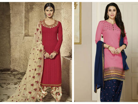 The popularity of Punjabi Patiala Salwar Suits in India for Various Festivals