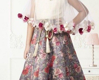 Dress Up Your Beautiful Young Girl in Traditional Lehenga Choli