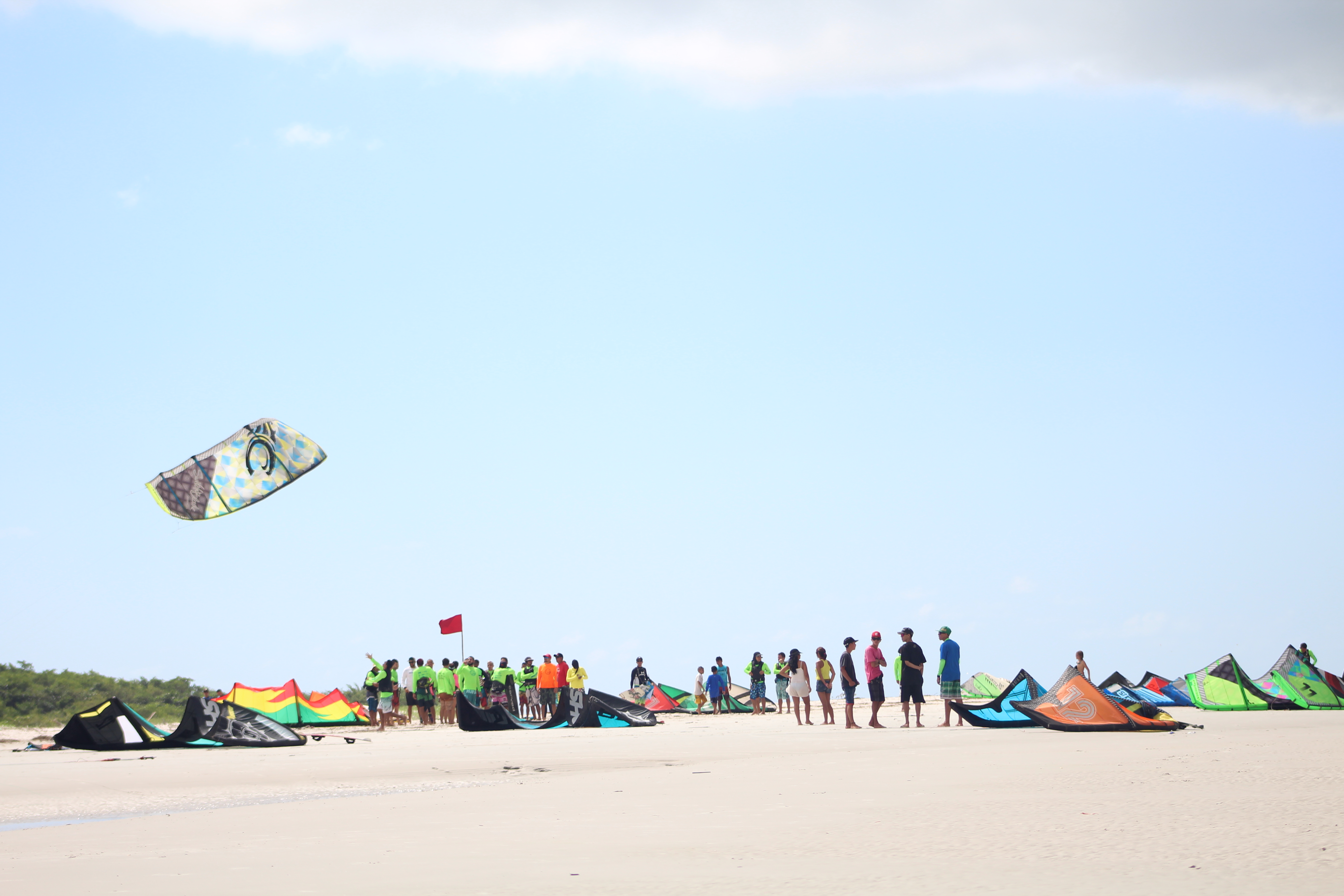 Kite Surf na praia de Fortalezinha