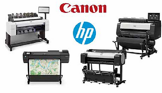 HP und Canon Plotter