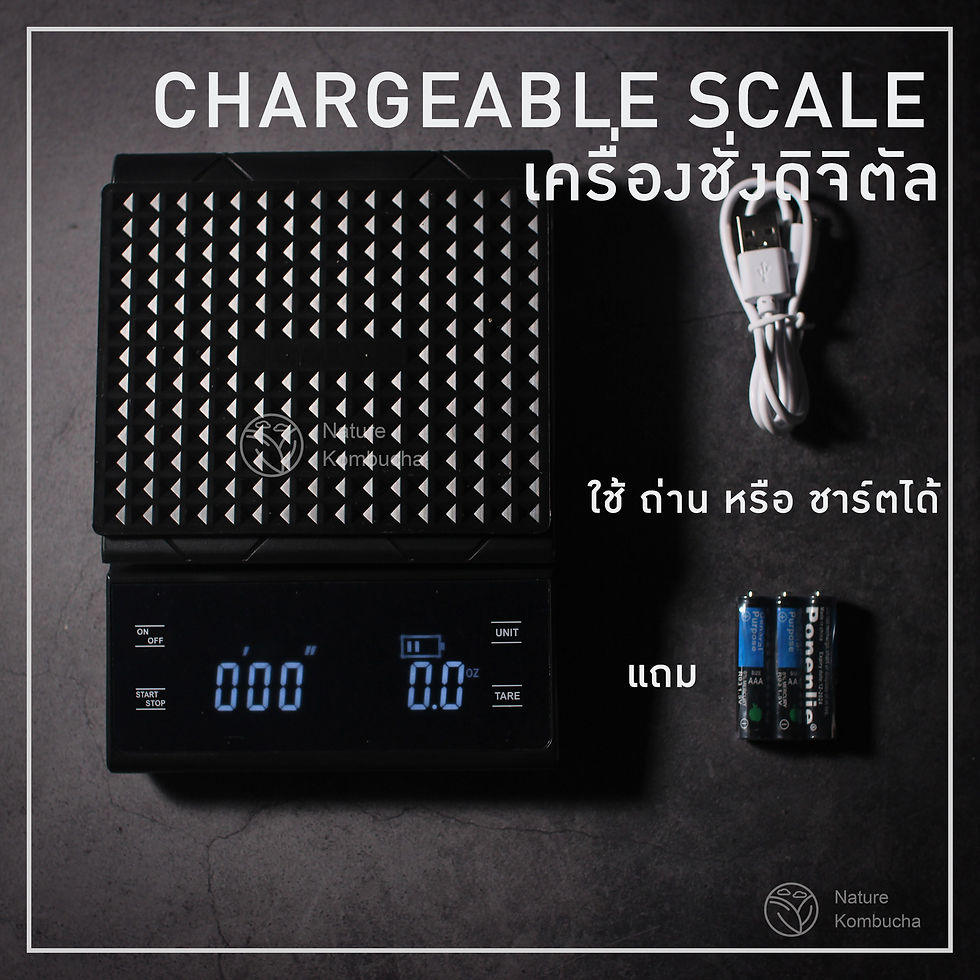 Thumbnail: เครื่องชั่ง Premium ชาร์ตไฟได้ ชั่งชา เครื่องชั่งดิจิตอล ตาชั่ง