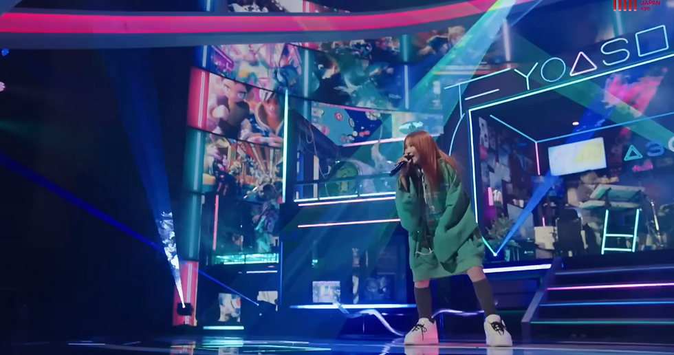 Yoasobi's Lilas performing "Players" (Music Awards Japan 2025)