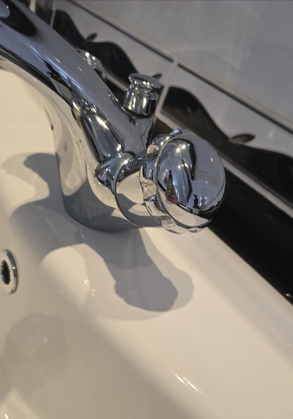 Shiny clean tap