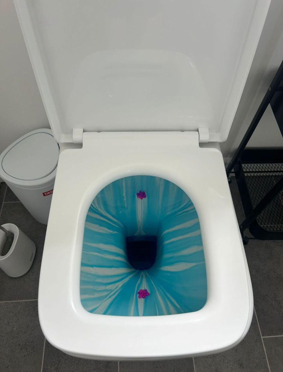 Clean toilet
