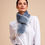 Thumbnail: Helen Moore Petite Loop Scarf, Ocean Blue