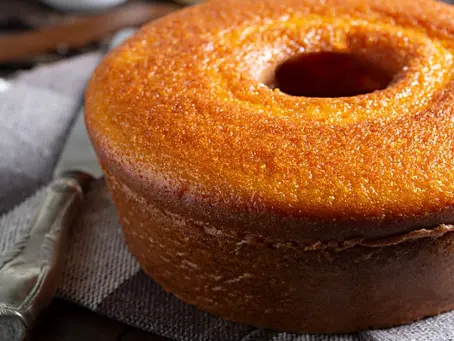 Receita de bolo de fubá com laranja