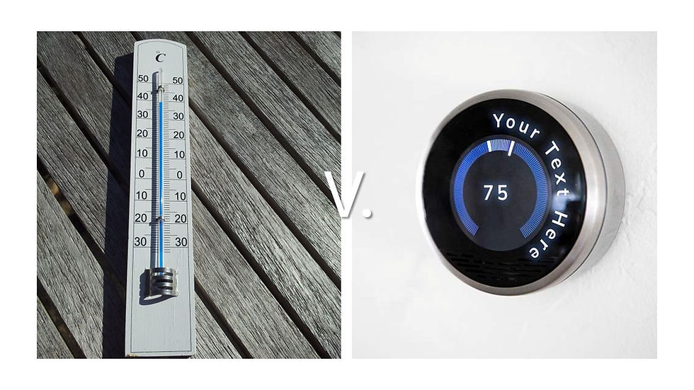 Thermostat or the Thermometer