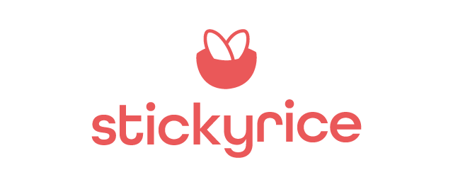 stickyrice design logo