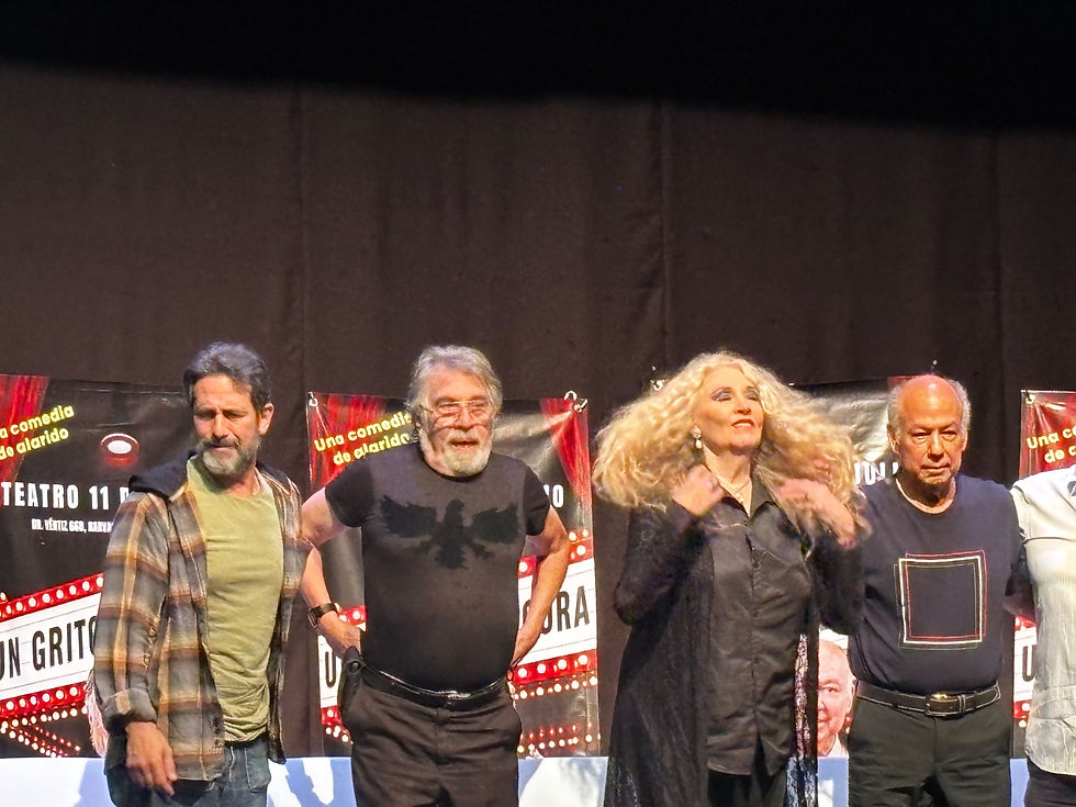 “Un grito de locura” reúne a grandes figuras de la comedia en el Teatro 11 de Julio