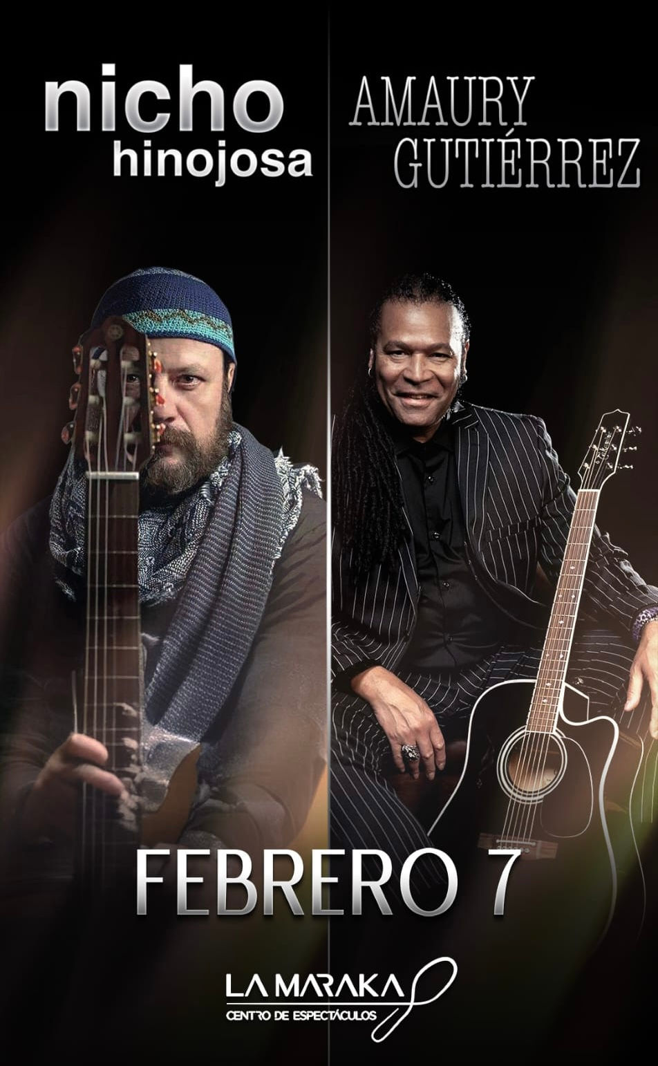 Nacho Hinojosa y Amaury Gutiérrez en concierto