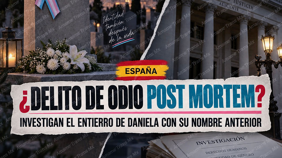 España investiga posible delito de odio por sepultar a una joven trans con su nombre anterior