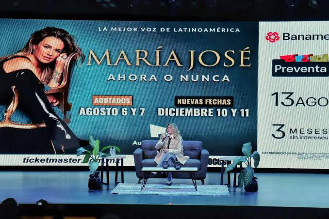 María José, La Josa, Ahora o Nunca, Auditorio Nacional, amame trans mx