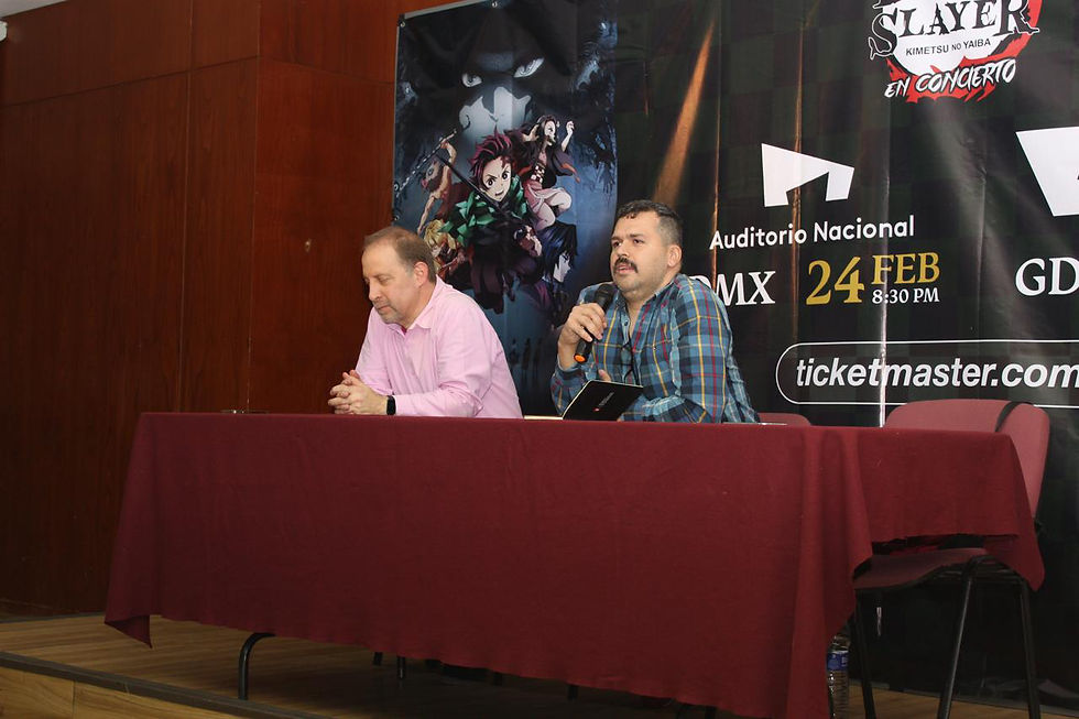 Demon Slayer en concierto, Kimetsu no Yaiba CDMX, amame trans mx