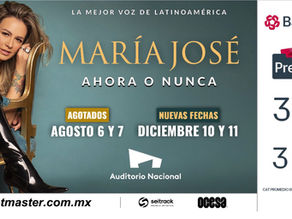 María José suma dos nuevas fechas en el Auditorio Nacional tras agotar sus conciertos de agosto