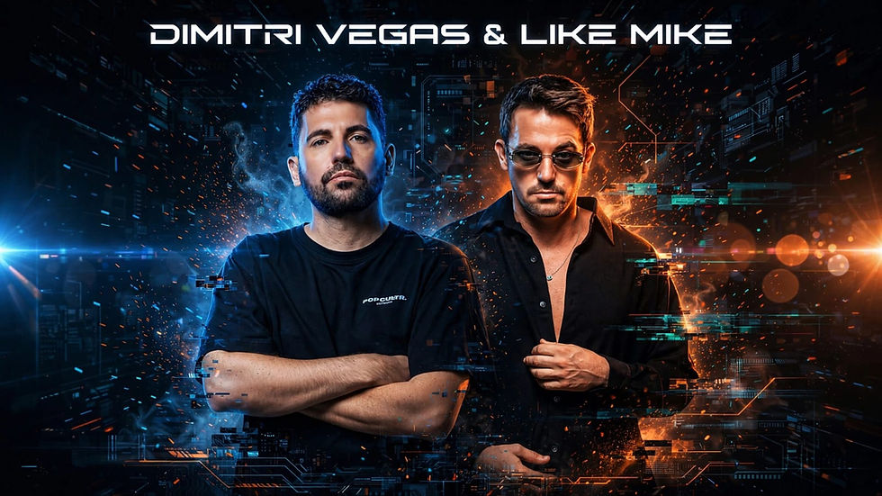 Dimitri Vegas & Like Mike llevarán su espectáculo más ambicioso a la Plaza de Toros México