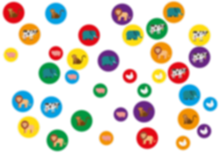 TODDLER DOTS ° les animaux